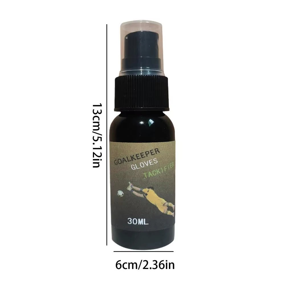 Football Gloves Spray 30Ml Goalkeeper Tackifier Non-Slip Gloves Cleaning Agent Football Grip Spray for Enhanced Sticky 1 Fl Oz