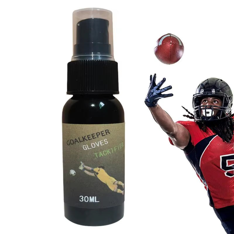 Football Gloves Spray 30Ml Goalkeeper Tackifier Non-Slip Gloves Cleaning Agent Football Grip Spray for Enhanced Sticky 1 Fl Oz